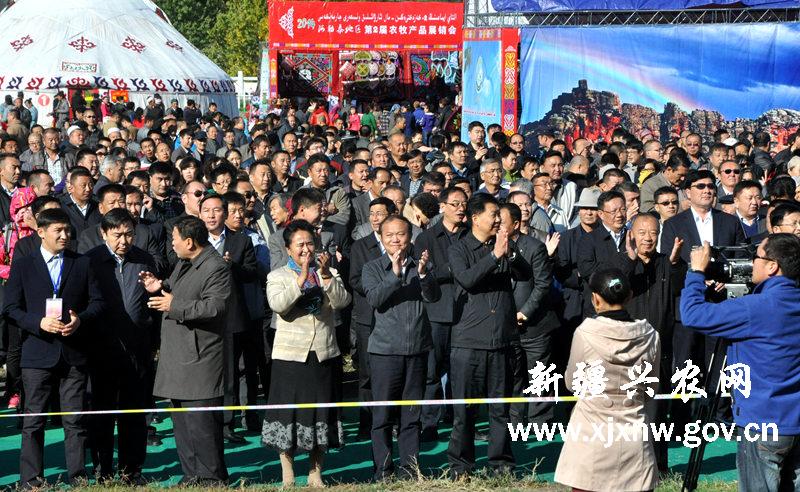 阿勒泰地区第二届农牧产品展销会隆重开幕