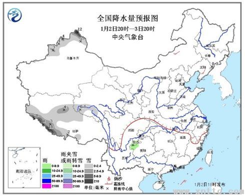 1月3日至5日新疆部分地区有大暴雪